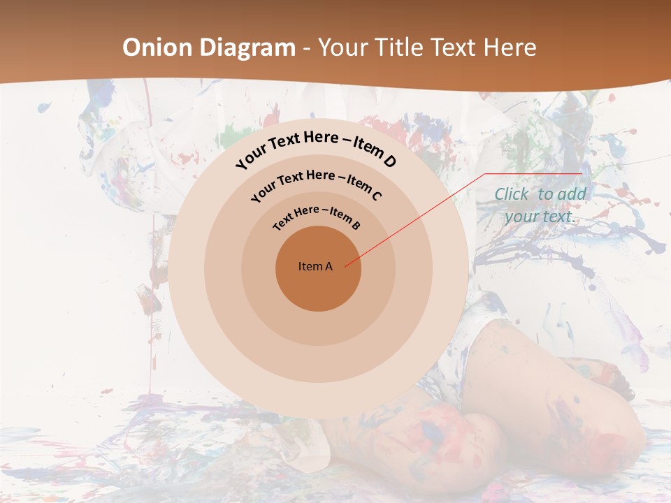 People Paint Cute PowerPoint Template