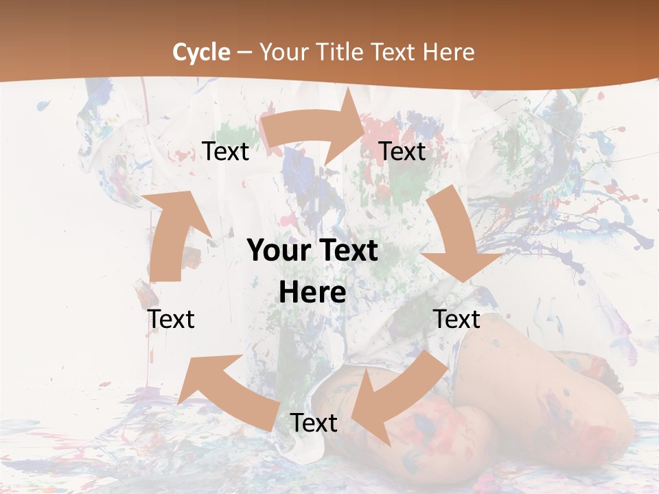 People Paint Cute PowerPoint Template