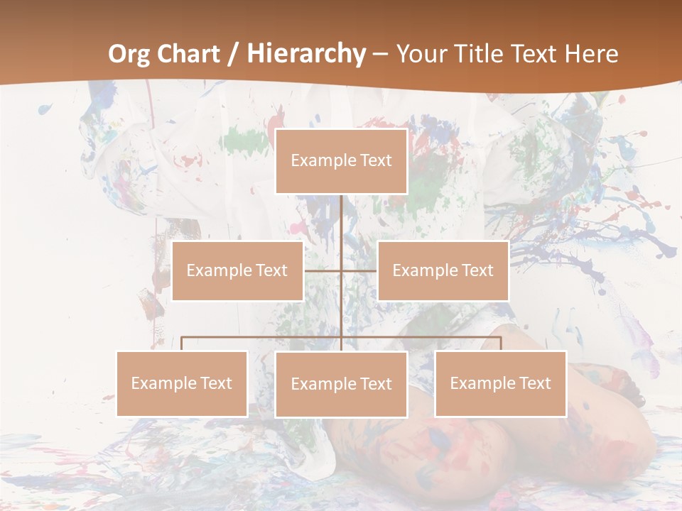 People Paint Cute PowerPoint Template