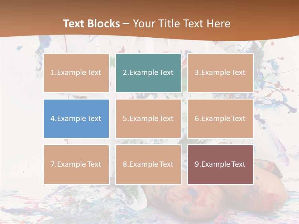 People Paint Cute PowerPoint Template