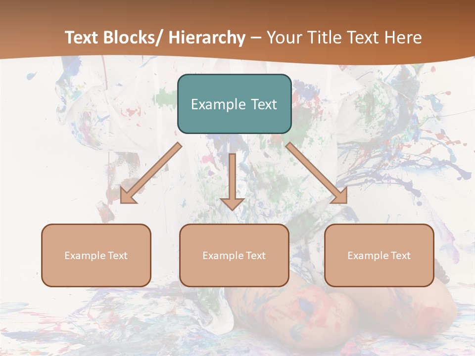 People Paint Cute PowerPoint Template