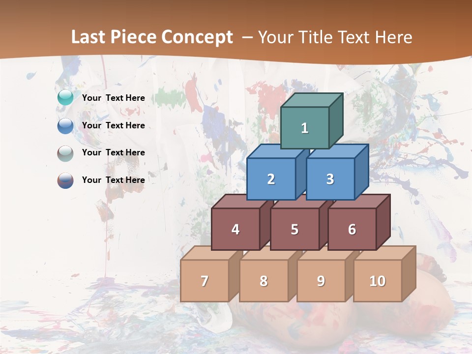 People Paint Cute PowerPoint Template