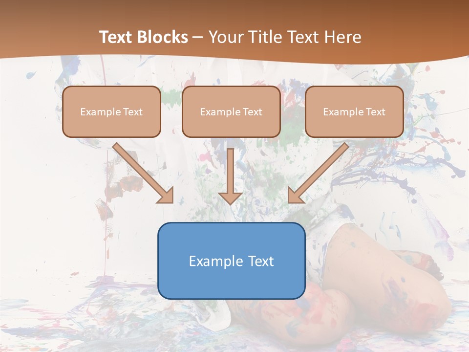 People Paint Cute PowerPoint Template