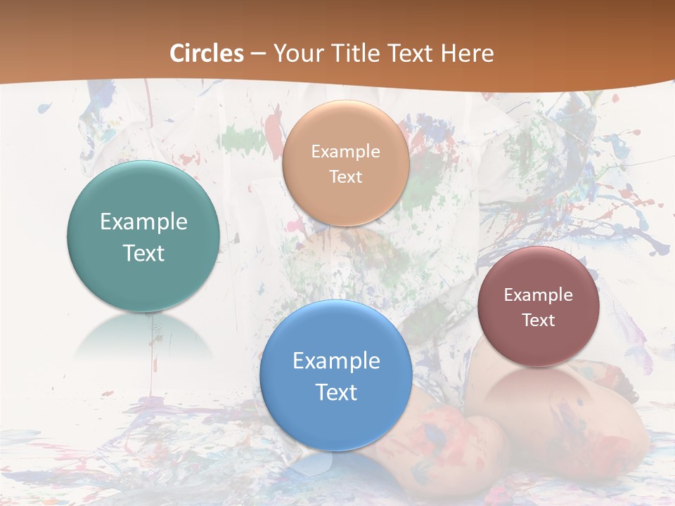 People Paint Cute PowerPoint Template