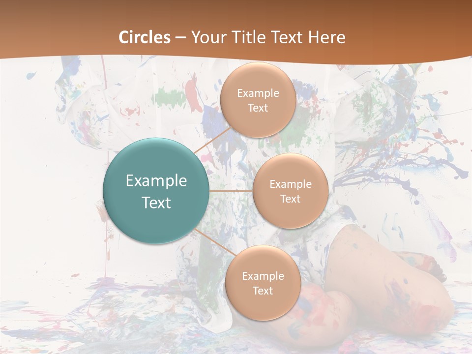 People Paint Cute PowerPoint Template