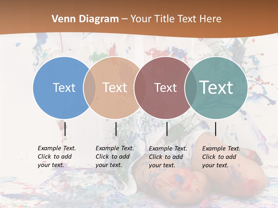 People Paint Cute PowerPoint Template