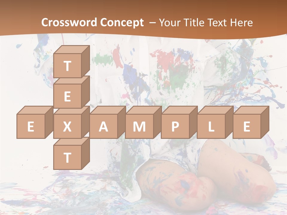 People Paint Cute PowerPoint Template