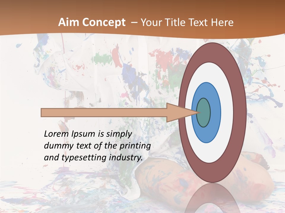 People Paint Cute PowerPoint Template