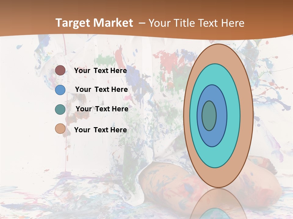 People Paint Cute PowerPoint Template