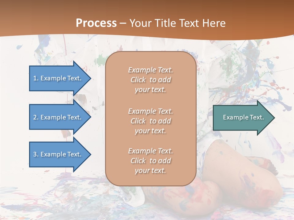 People Paint Cute PowerPoint Template