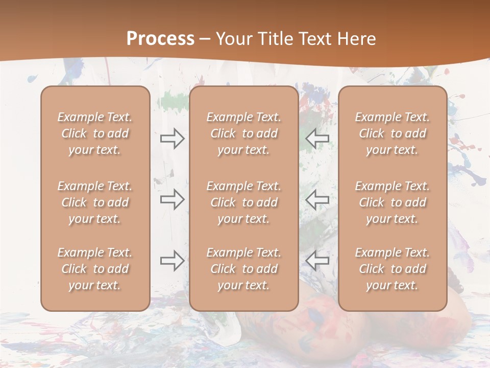 People Paint Cute PowerPoint Template