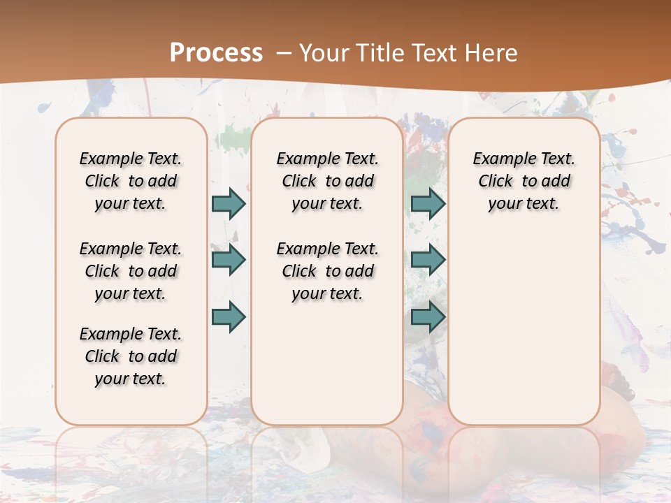 People Paint Cute PowerPoint Template