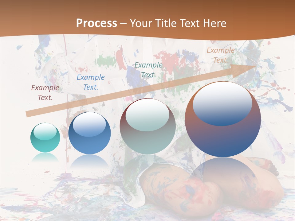 People Paint Cute PowerPoint Template