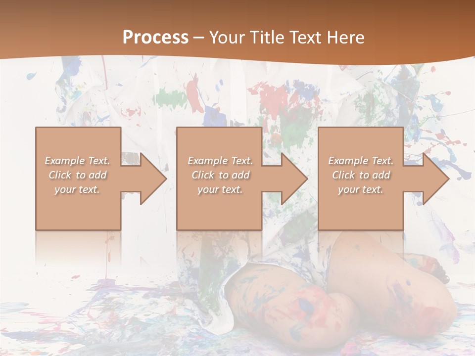 People Paint Cute PowerPoint Template