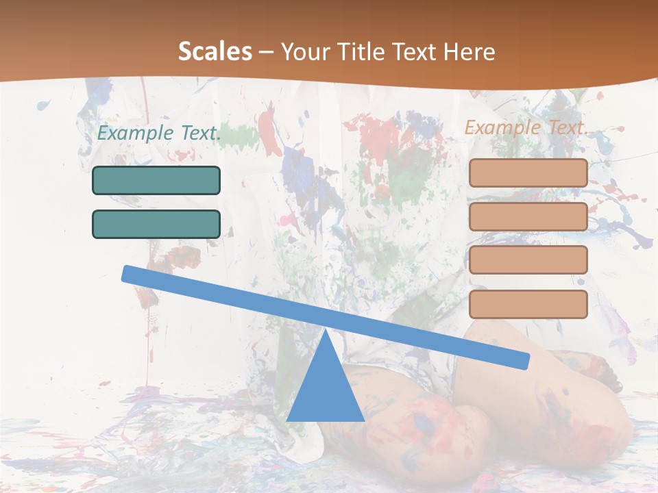 People Paint Cute PowerPoint Template