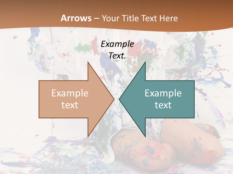 People Paint Cute PowerPoint Template