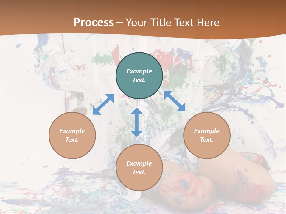 People Paint Cute PowerPoint Template