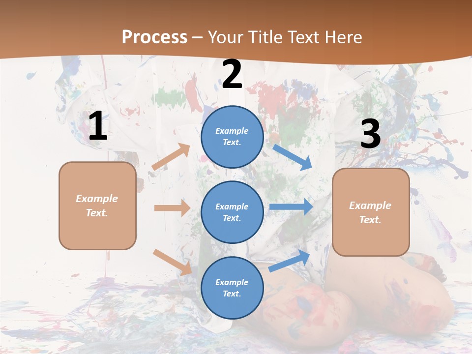 People Paint Cute PowerPoint Template