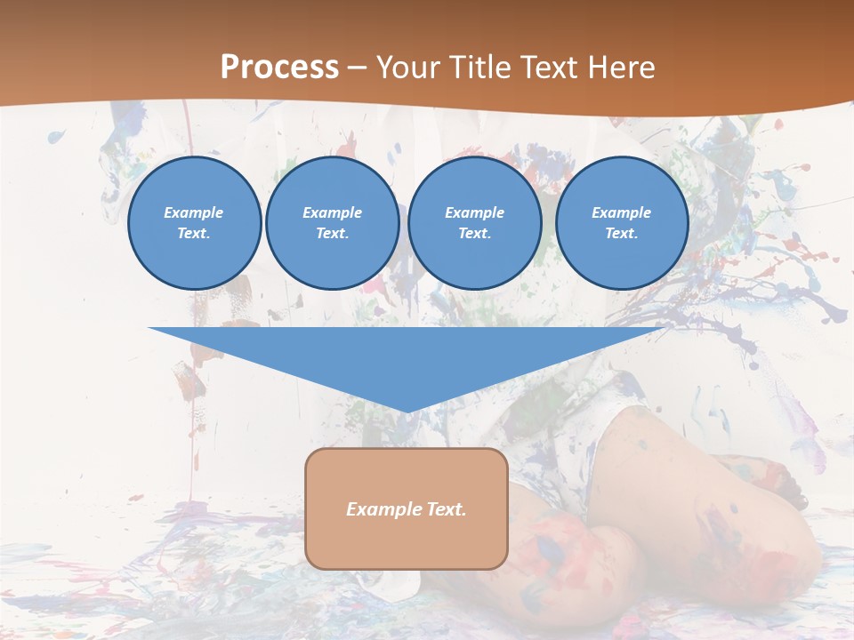 People Paint Cute PowerPoint Template