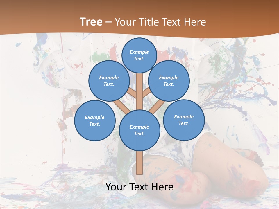 People Paint Cute PowerPoint Template