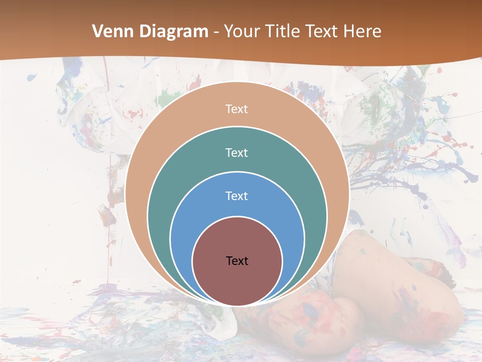 People Paint Cute PowerPoint Template