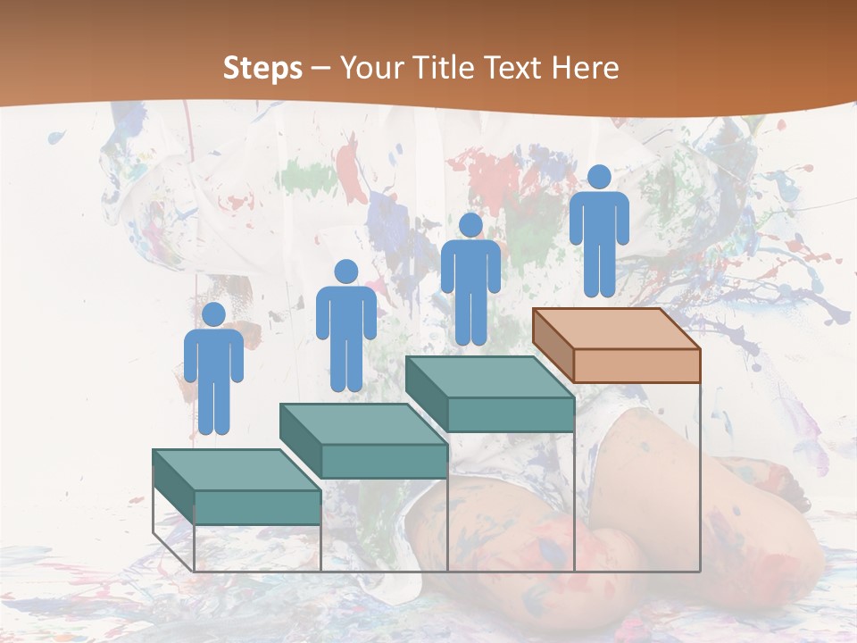 People Paint Cute PowerPoint Template