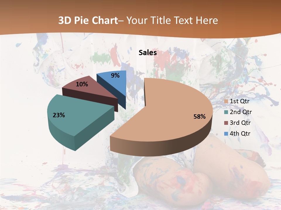People Paint Cute PowerPoint Template