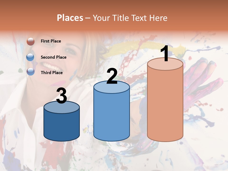 Funny Student Splatter PowerPoint Template