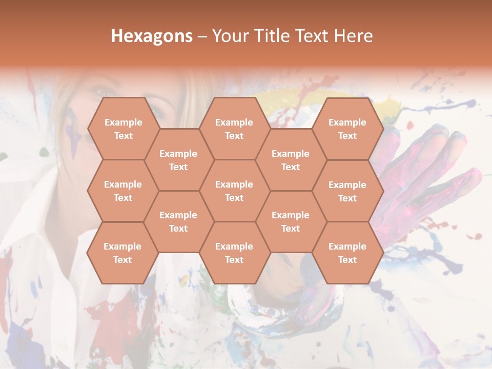 Funny Student Splatter PowerPoint Template