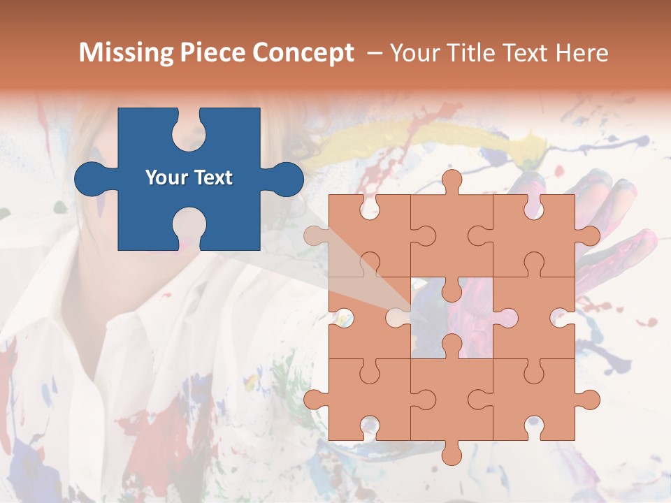 Funny Student Splatter PowerPoint Template