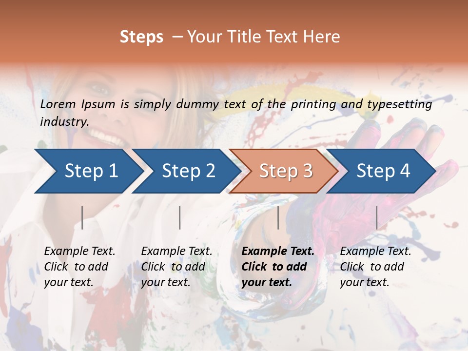 Funny Student Splatter PowerPoint Template