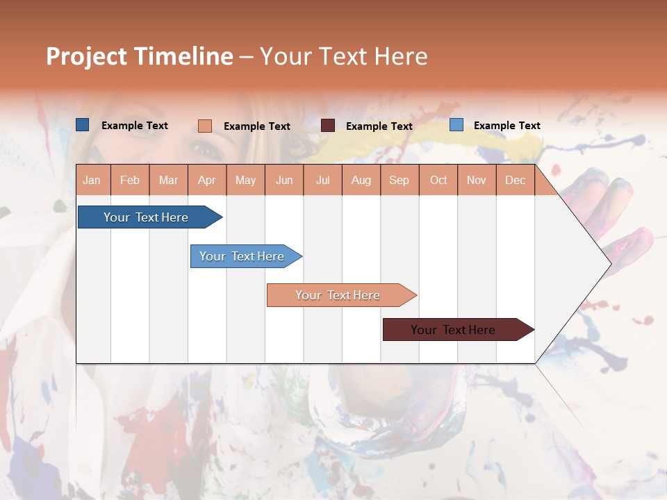 Funny Student Splatter PowerPoint Template