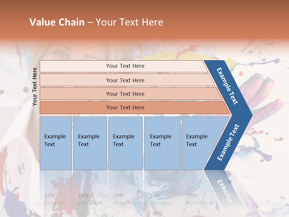 Funny Student Splatter PowerPoint Template