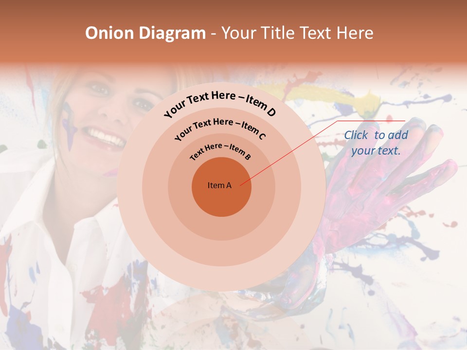 Funny Student Splatter PowerPoint Template