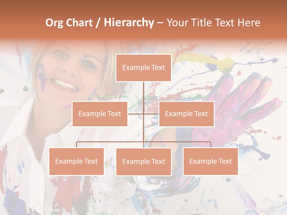 Funny Student Splatter PowerPoint Template
