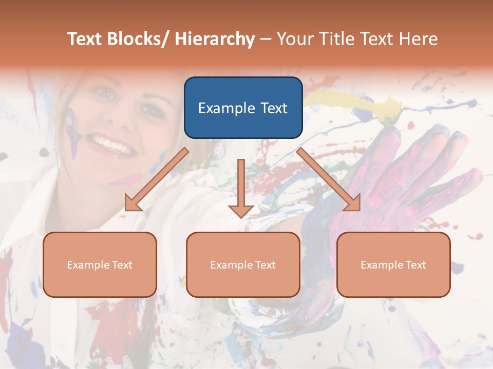 Funny Student Splatter PowerPoint Template