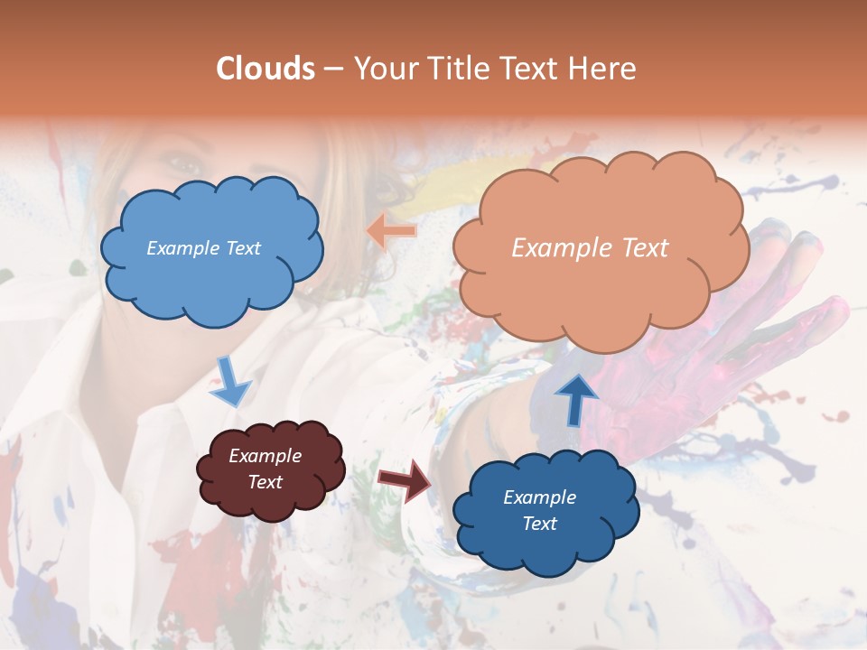 Funny Student Splatter PowerPoint Template