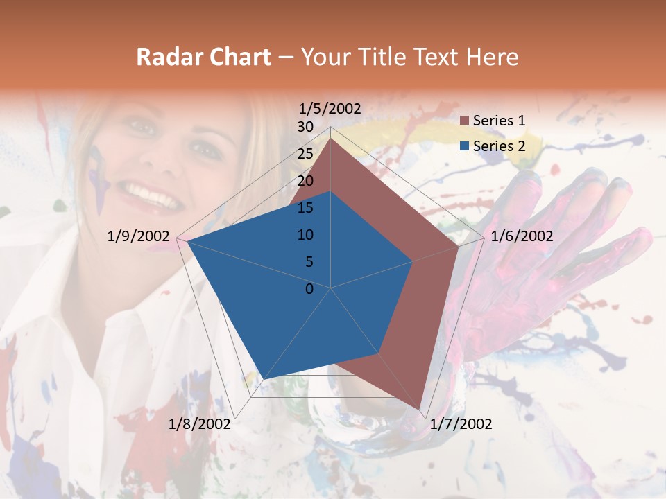 Funny Student Splatter PowerPoint Template