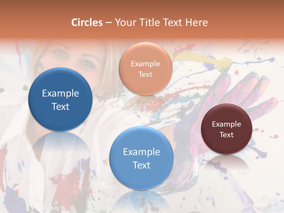 Funny Student Splatter PowerPoint Template