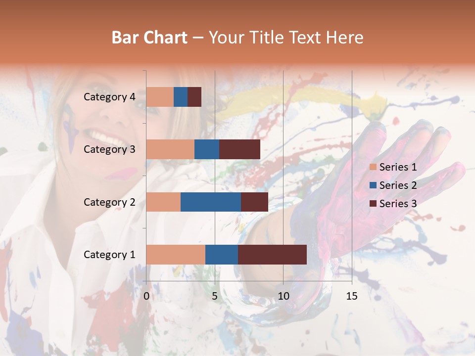 Funny Student Splatter PowerPoint Template