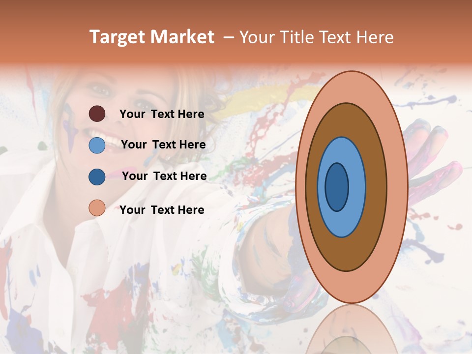 Funny Student Splatter PowerPoint Template