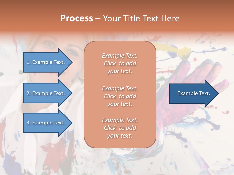 Funny Student Splatter PowerPoint Template
