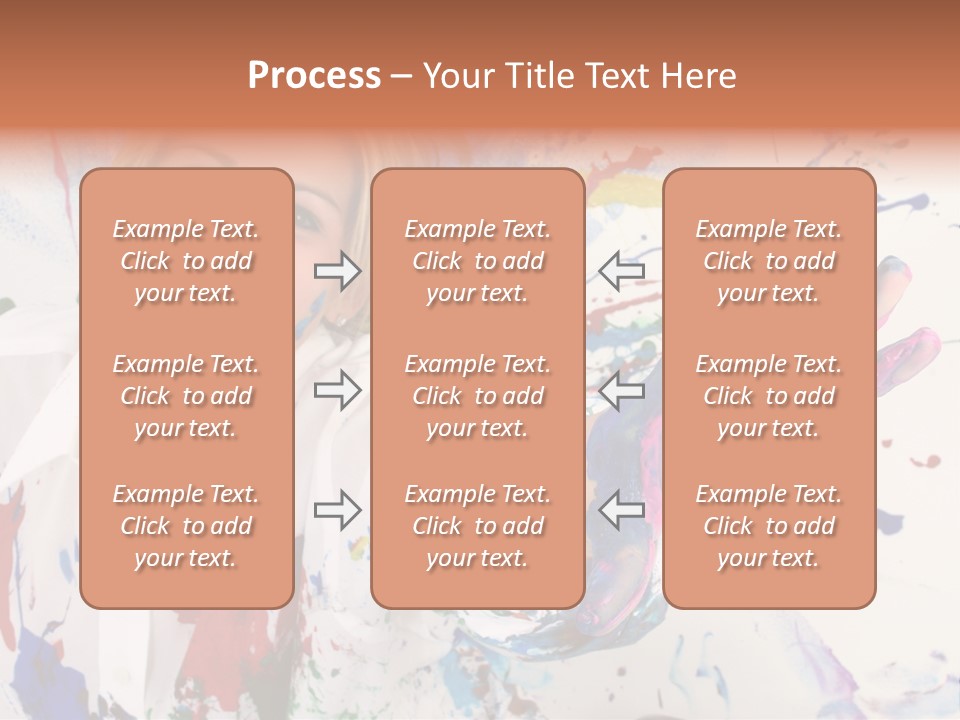 Funny Student Splatter PowerPoint Template