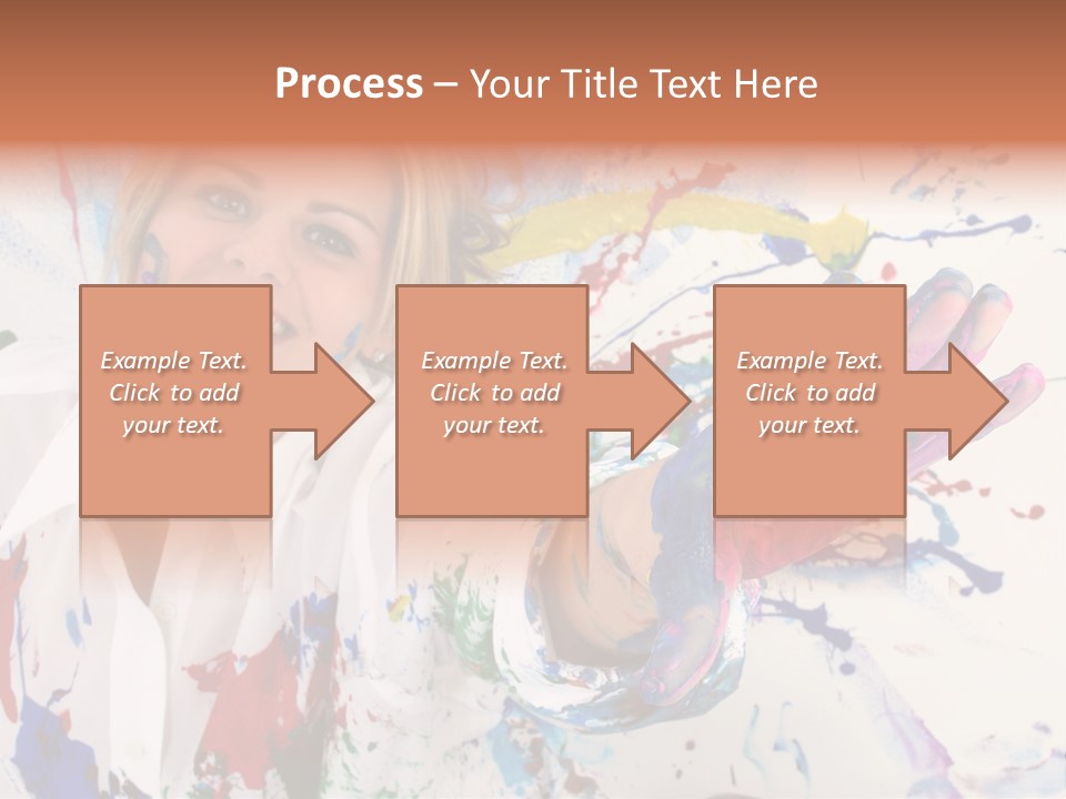 Funny Student Splatter PowerPoint Template