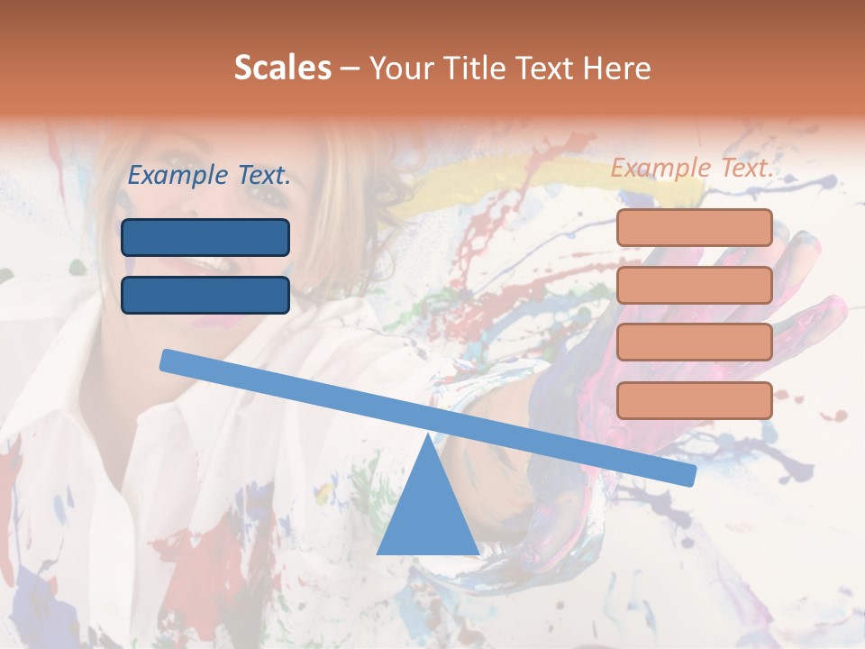 Funny Student Splatter PowerPoint Template