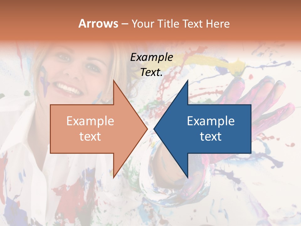 Funny Student Splatter PowerPoint Template