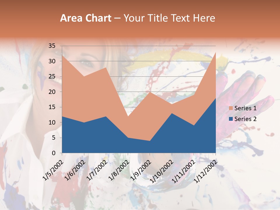 Funny Student Splatter PowerPoint Template