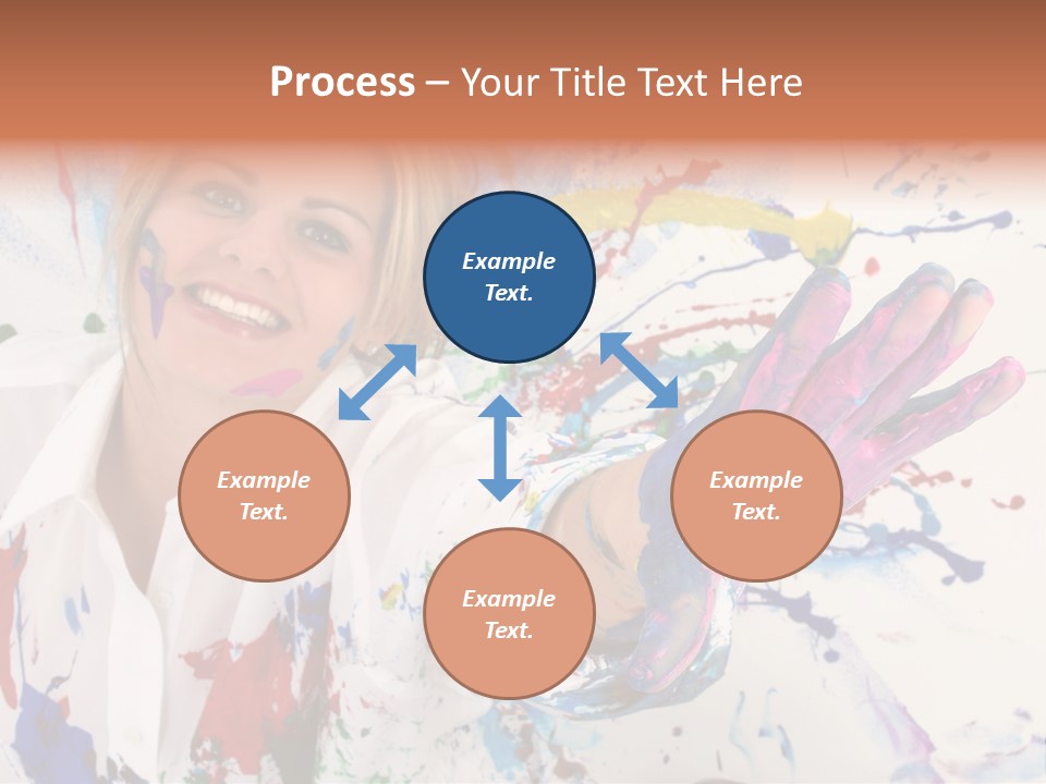 Funny Student Splatter PowerPoint Template