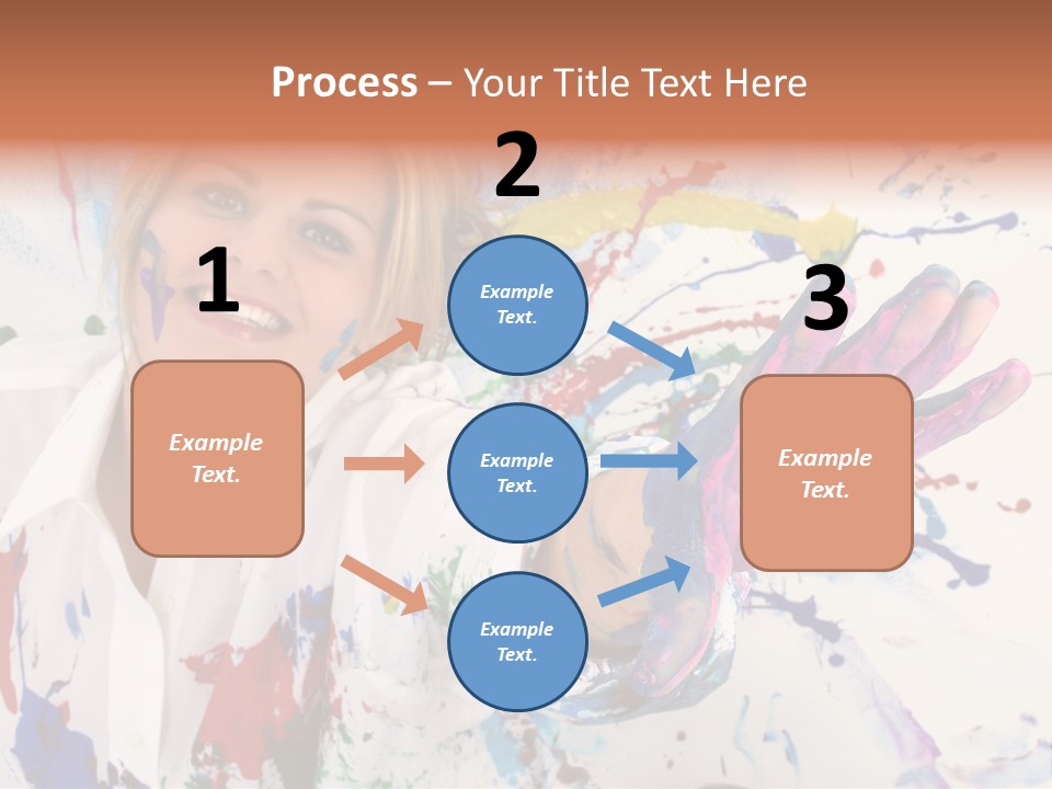 Funny Student Splatter PowerPoint Template