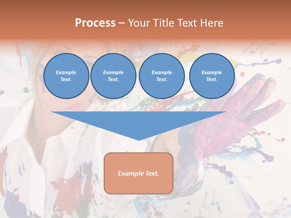 Funny Student Splatter PowerPoint Template